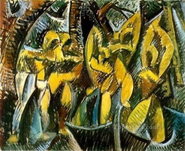 Pablo Picasso Painting - Cinco mujeres 1907 Pablo Picasso